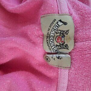 Pink terrycloth Juicy Y2K sweatshirt and pants